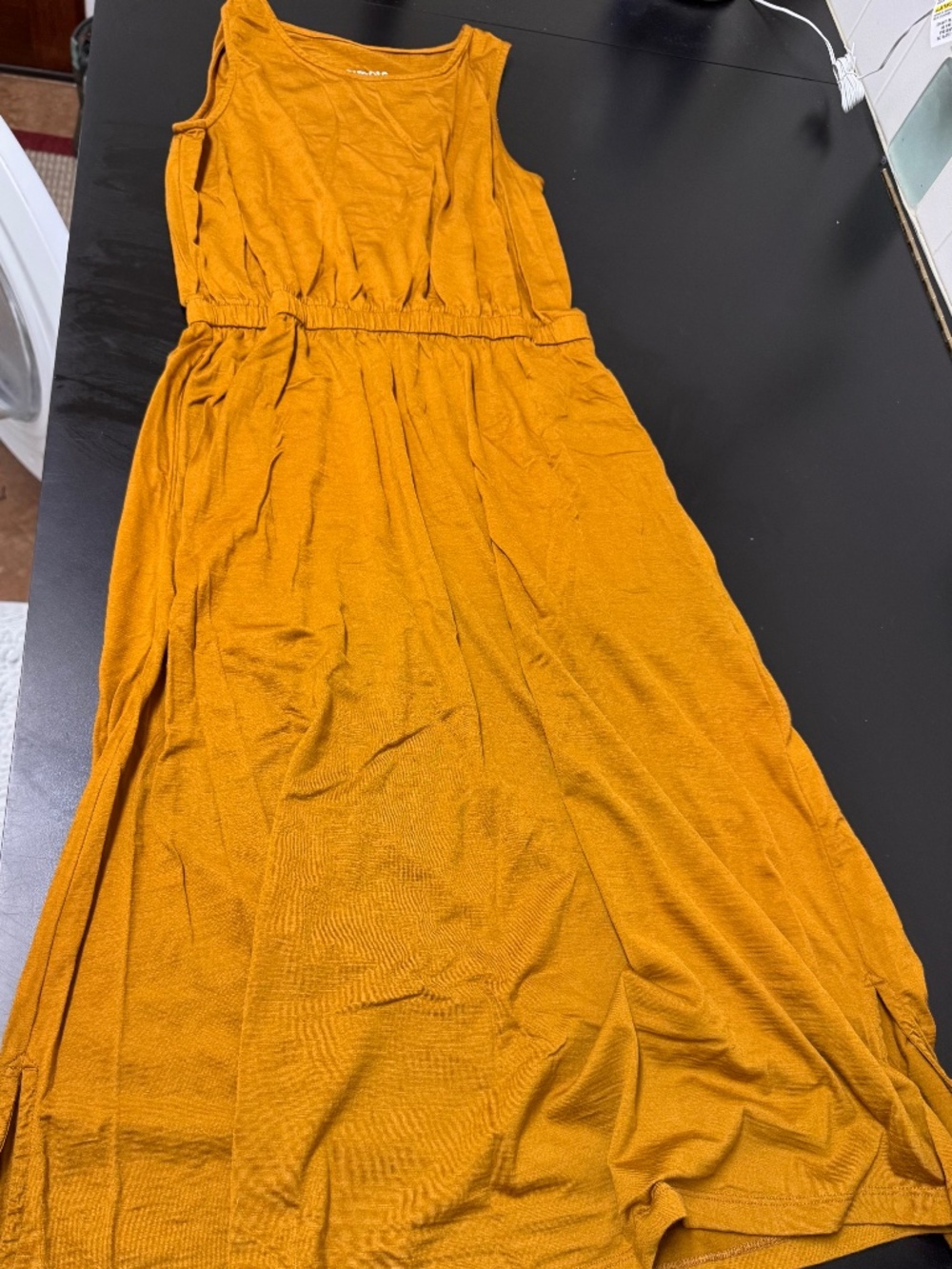 Ochre Wool& Sofia Fir and Flare Dress in Small